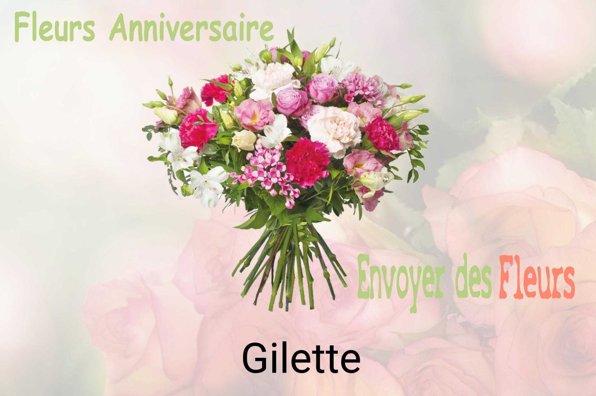 Bouquet de fleurs d’anniversaire livré à Gilette